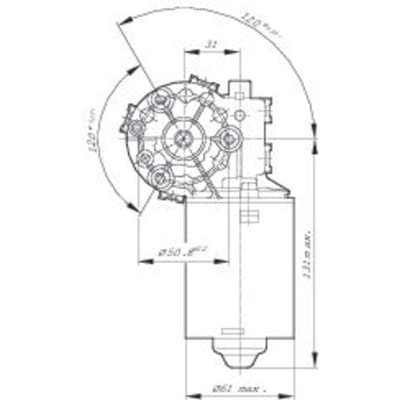 Elektrische motor BOSCH F 006 B20 099