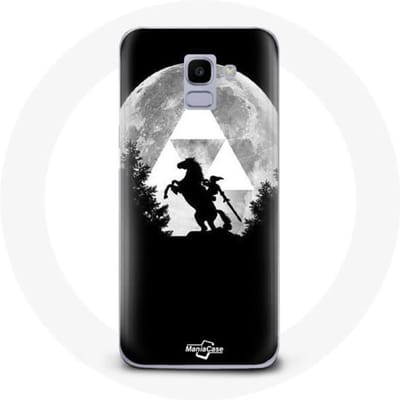 Hoesje voor Samsung Galaxy A8 2018 Zelda Moon