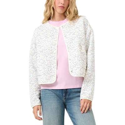 s.Oliver -qs Sweatshirts Offwhite Maat: XS | Korte Jassen Outlet | Dames | Wit