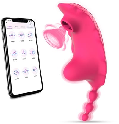 Oneay Draagbare vlindervibrator, G-spotmassager met 9 standen, seksspeeltje voor vrouwen, seksspeeltje voor volwassenen, seksspeeltje voor stellen.