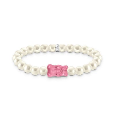 Thomas Sabo - A2154-082-9-L15 - Armband - 925 zilver - Dames - Goldbär roze - 15cm