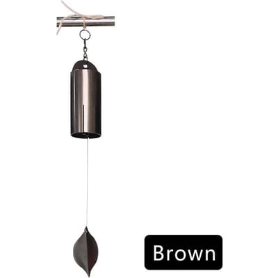 Tuin Windgongen Hangende Wind Carillon Buiten Feng Shui Japanse Windbel Decoraties Rustieke Boerderij Huis Kinderkamer Decor 4x4x30cm black
