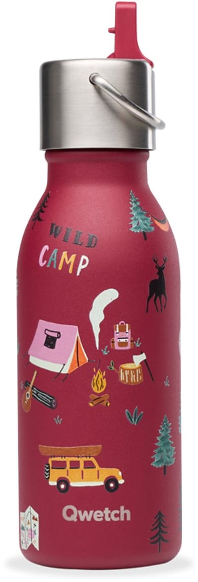 Qwetch Thermosfles - Kids Yosemite Granaatrood
