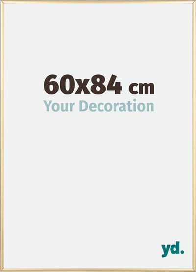 Your Decoration - Fotolijst 60x84 cm - Aluminium - Goud - Kent