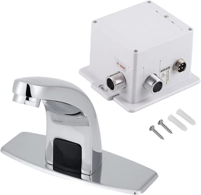 Allecta - Automatische Waterkraan met Sensor voor Badkamer - Contactloos - Infrarood - Schakelkast - Hygiënisch gebruik