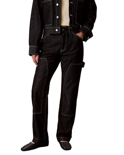 Calvin Klein Workwear Jean Rinse Wash Rinse Taglia: W26 | Pantaloni cargo Outlet | Donna