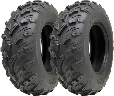 25x8.00-12 ATV-banden 205/80-12 4-laags P3080 OBOR Pinacle 61K, goedgekeurd voor de openbare weg (set van 2)