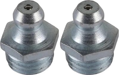 Set van 2 Stalen Smeernippels Kegelvetnippel voor Diverse Voertuigen en Machines
