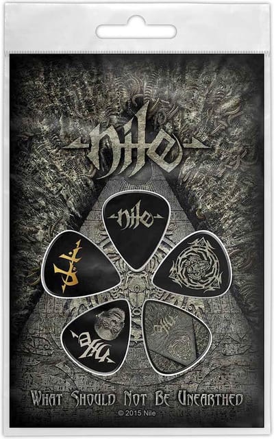 Nile - What Should Not Be Unearthed Plectrum - Set van 5 - Zwart