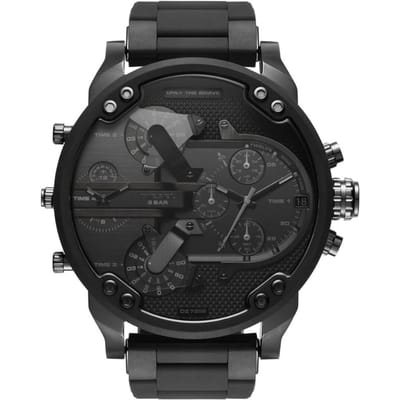 Diesel Mr Daddy 2.0 DZ7396 Zwart Heren Chronograaf Horloge