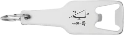 Akyol - wiskunde flesopener - School - rekenen wonder - geodriehoek - passer - school - 105 x 25mm