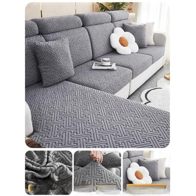 Elastische Vier Seizoenen Universele Bankhoes Volledige Inclusieve Universele Hoes Stoffen Bank Kussenhoes Handdoek 50-65cm*50-65cm*5- 20cm