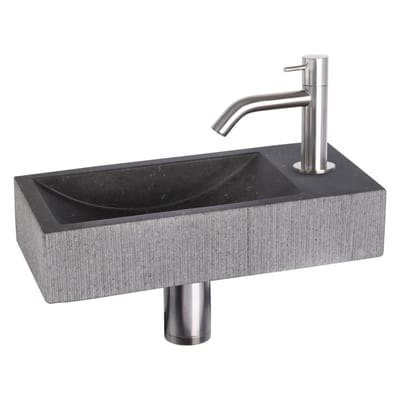 Differnz Fonteinset Mix&match Set Ribble Gebogen Mat Chroom