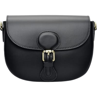Isabella Rhea Zwart Rundleer Tas