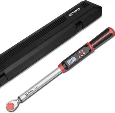 Digitale Momentsleutel 10-200 Nm met LED & Zoemer - Nauwkeurig Voor Auto en Motor
