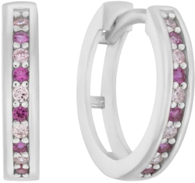 Glow 107.3100.00 Kinder Oorbellen - Oorringen - Sieraad - Voor Kinderen - Zilver - 925 Zilver - 12 mm lang