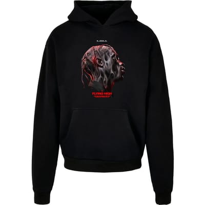 Mister Tee - Flying High Heavy Oversize Hoodie/trui - XS - Zwart