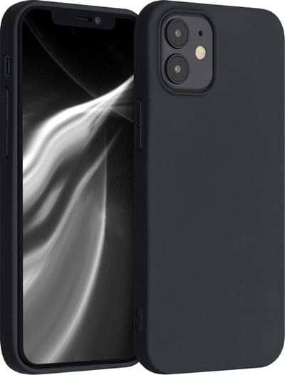 kwmobile telefoonhoesje geschikt voor Apple iPhone 12 mini - Hoesje voor smartphone - Back cover in mat zwart