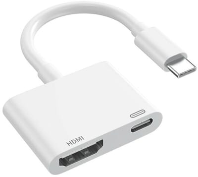USB-C naar HDMI kabel adapter voor iPhone 15 - 17 & iPad, iPad Pro, MacBook, Nintendo Switch e.d.