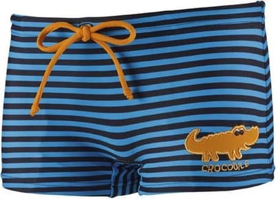 Beco Zwembroek Crocodile - Jongens - Polyamide - Blauw/zwart - Maat 86