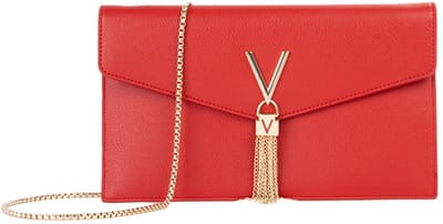 VALENTINO schoudertas clutch Luxe Pochette Rubino rood
