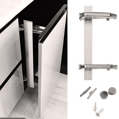 Scharnier set voor parallelle opening van kastdeuren - 180° scharnier met 7 kg draagkracht