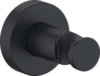 Duravit Douchekophouder Wandmontage Rond Metaal Zwart Mat – Douchehouder Handdouche Houder