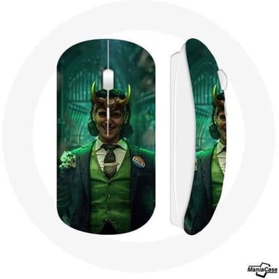 Loki Thor Ragnarok draadloze muis met helmposterkarakterreeks seizoen 1