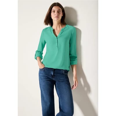 Blouse in effen kleur