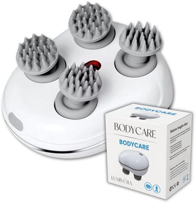Lumivéra® - Hoofdmassage apparaat - Scalp Massager - Hoofdmassage met Infrarood – Hoofdmassage Spin - Massageapparaat - Elektrisch Massageapparaat - Scalp Massager - Haarborstel – Stimuleert Haargroei & Bloedsomloop - USB Oplaadbaar