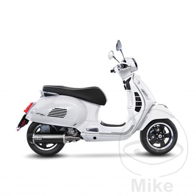Uitlaat Leovince NERO Slip-on RVS voor Vespa GTS 300 HPE Euro4 Katalysator (2019 – 2020)