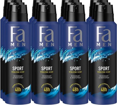 FA Deospray Sport 150 ml - Voordeelverpakking 12 stuks