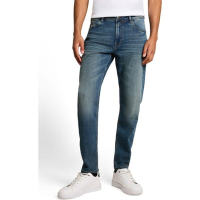 Tom Tailor Denim - TTBRYDEN TAPERED-jeans - Maat 36/34 - Tinted Blue Denim