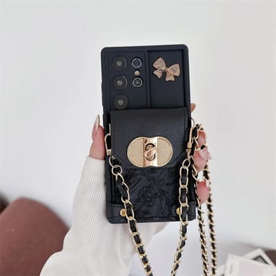 Effenkleurige crossbody portemonneehoes voor Samsung Galaxy S24 S21 FE S25 Ultra S23 S22 Plus A06 A16 A56 A36 A54 A55 A35 A25 A15 hoesje Galaxy S22 5G