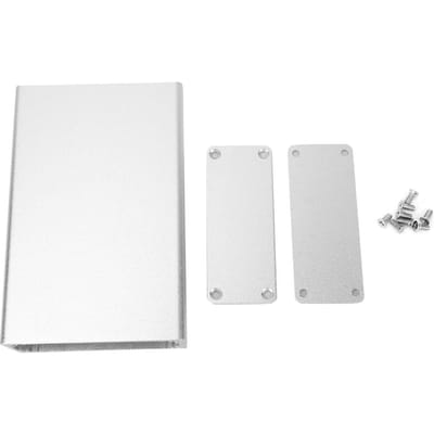 Geïntegreerde Aluminium Koelbehuizing Elektronische Doos voor Printplaat GPRS 27x66x100mm