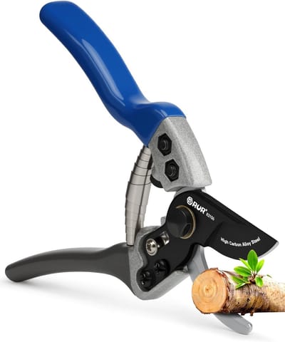 SnelShoppen - Bypass Snoeischaar voor Kleine Handen – Tuinschaar SK5 Staal, Plantenscharen met Teflon Coating, Ergonomische Softgrip Handgreep – Voor