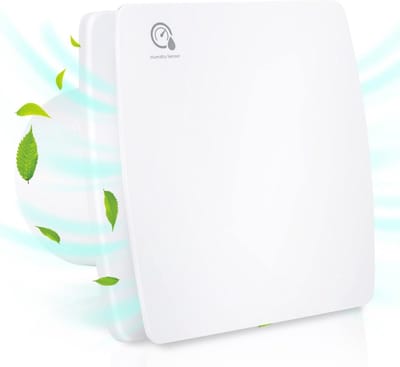Badkamerventilator 100 mm met vochtsensor en timer - Afvoerventilator voor keuken en badkamer