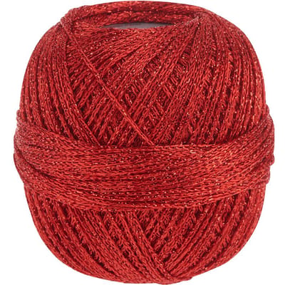 Haakgaren Glitter - Rood