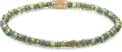Rebel & Rose Glass Rocks Secret Garden Gold - 4mm RR-40115-G-16.5 cm