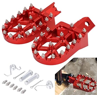 Universele Voetsteun voor Motorfiets - Aluminium CNC Off-road