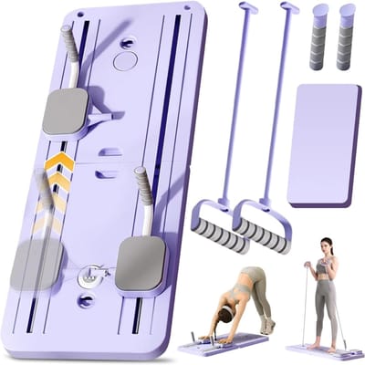 SNJY® Pilates Board - Buikspiertrainers - Pilates Reformer - Paars