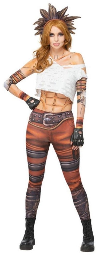 Borderlands 3 Psycho Kostuum Volwassenen Vrouwen Zie afbeelding Bekende personages Maat M