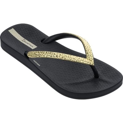 Ipanema Anatomic Mesh Kids Slippers Dames Junior - Black/Gold - Maat 27