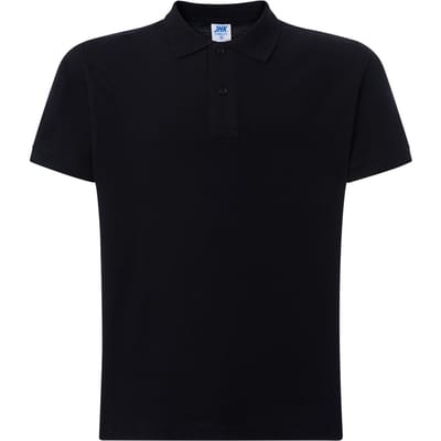 JHK Heren Pique Regular Poloshirt (Zwart)