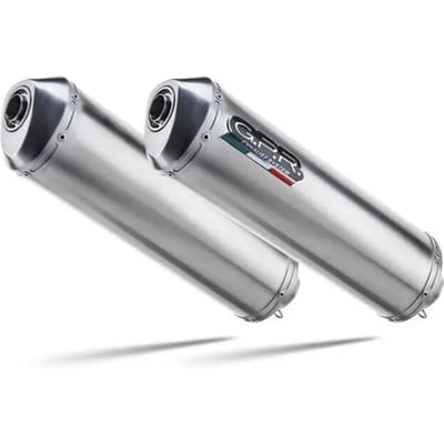 Silencieux motorbike goedgekeurd GPR Tech Satinox Etv Caponord 1000 Rally 2001-2007