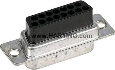 Harting 09 67 025 4701 D-sub female connector 180 ° Aantal polen: 25 Crimpen 1 stuk(s)