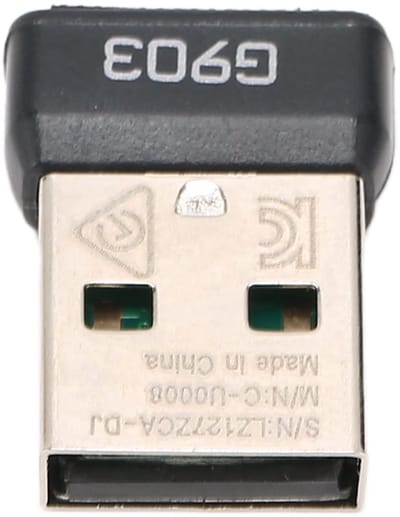 Allecto - USB-ontvanger - Draadloze muisadapter - Plug-and-play - Compact formaat - Vervangingsadapter - Geschikt voor G903 - USB interface
