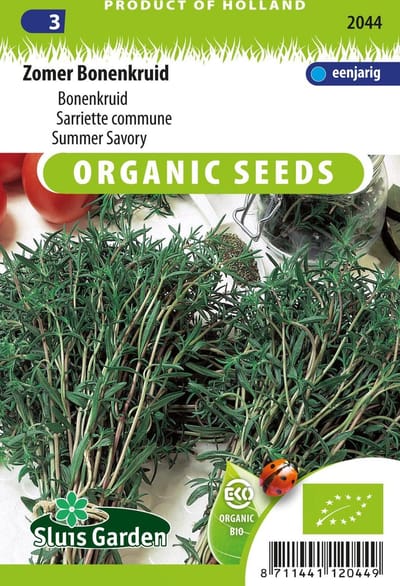 Sluis Garden - Bonenkruid 1-Jarig - BIO zaden