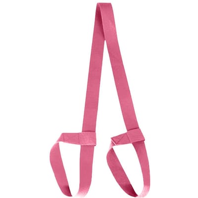 Hoge Kwaliteit Yoga Mat Riem Band Verstelbare Sport Sling Schouder Draagriem Oefening Stretch Fitness Elastische Yogariem pink