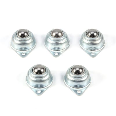 Kogelwielen voor Meubels met Kogellagers, 5 Stuks, Kleine Transportwielen